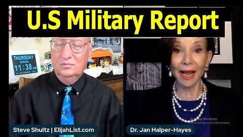 Dr Jan Halper - Hayes - BIG Shock - U.S Military Report 2024 - August 19..