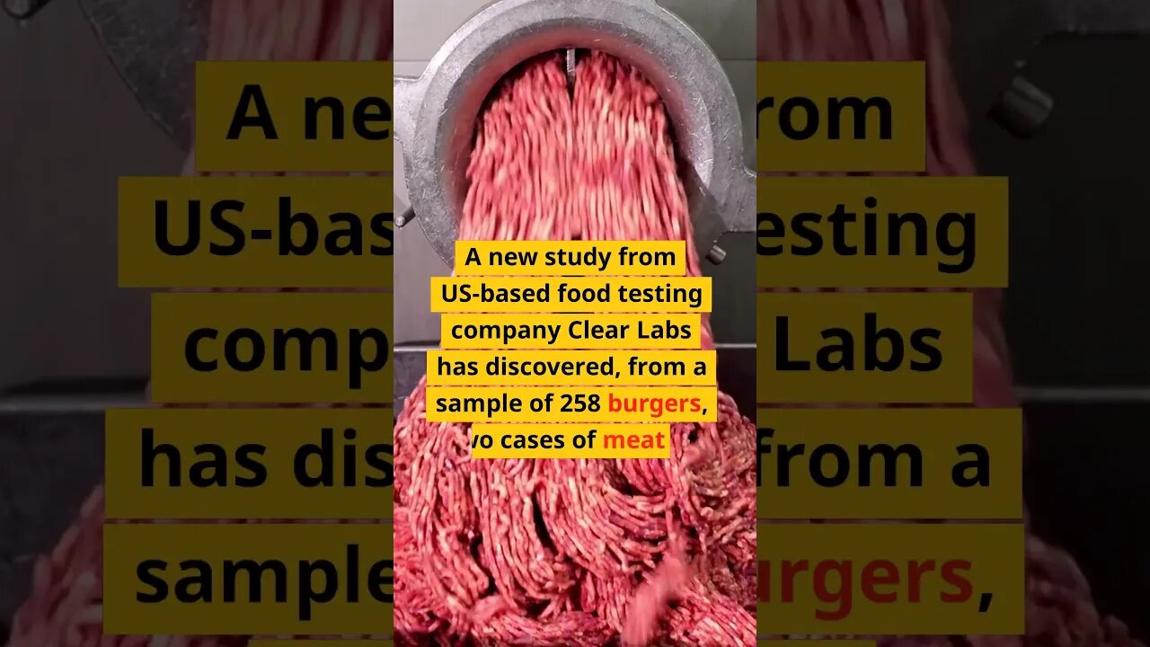 Your burger may contain human and rat DNA