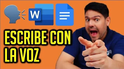 Cómo escribir en WORD y GOOGLE DOCS con la VOZ sin utilizar TECLADO