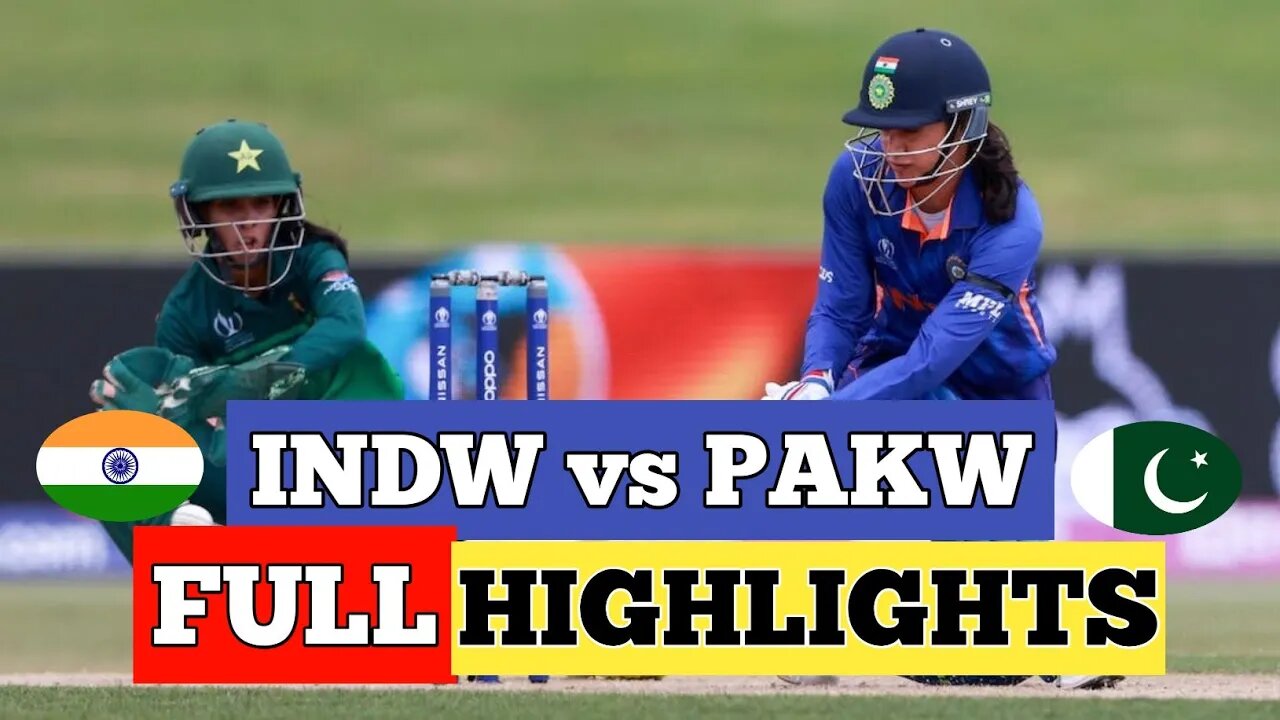 India vs Pakistan Women Asia Cup Highlights 2022 || India vs Pakistan Women T20 Highlight