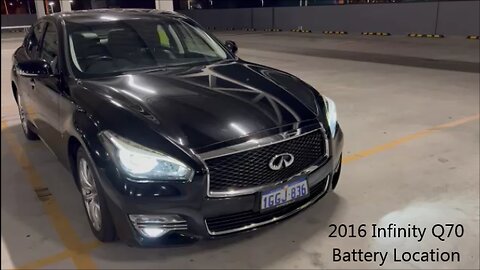 2016 Infinity Q70 Battery Location