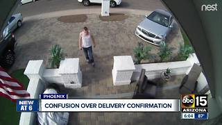 Confusion over delivery confirmation concerning residents