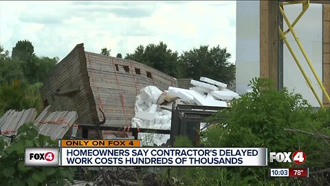 Homeowners say Rhino Custom Homes took their money and prolonged builds