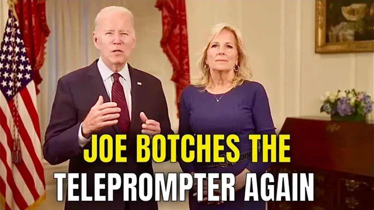 Joe Fought the Teleprompter, and the TELEPROMPTER WON! (And Jill couldn’t do ANYTHING about it)