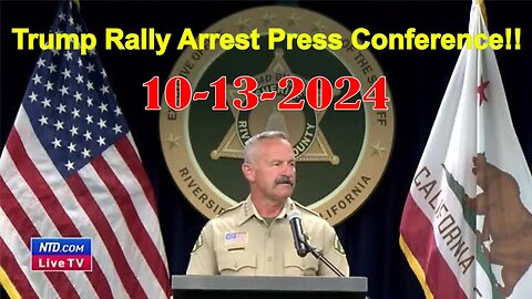 Trump Rally Arrest Press Conference! - Oct 13, 2024