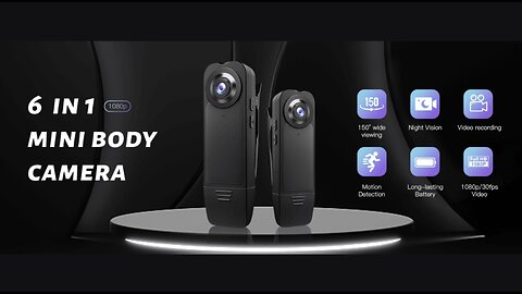 Mini Body Camera 1080P Police Body Camera