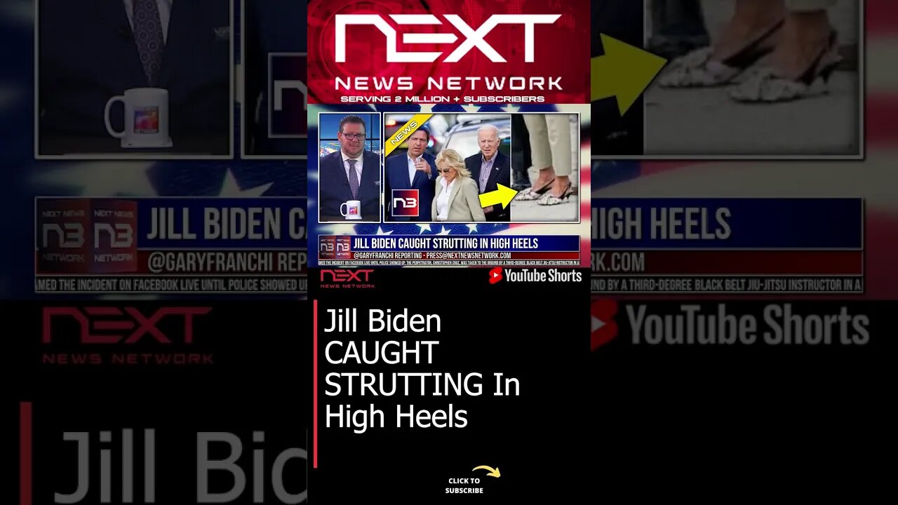 Jill Biden CAUGHT STRUTTING In High Heels #shorts