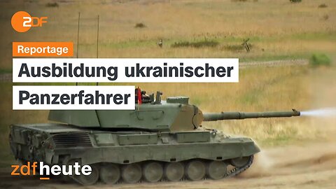 Reportage: So werden ukrainische Panzerfahrer in Deutschland ausgebildet