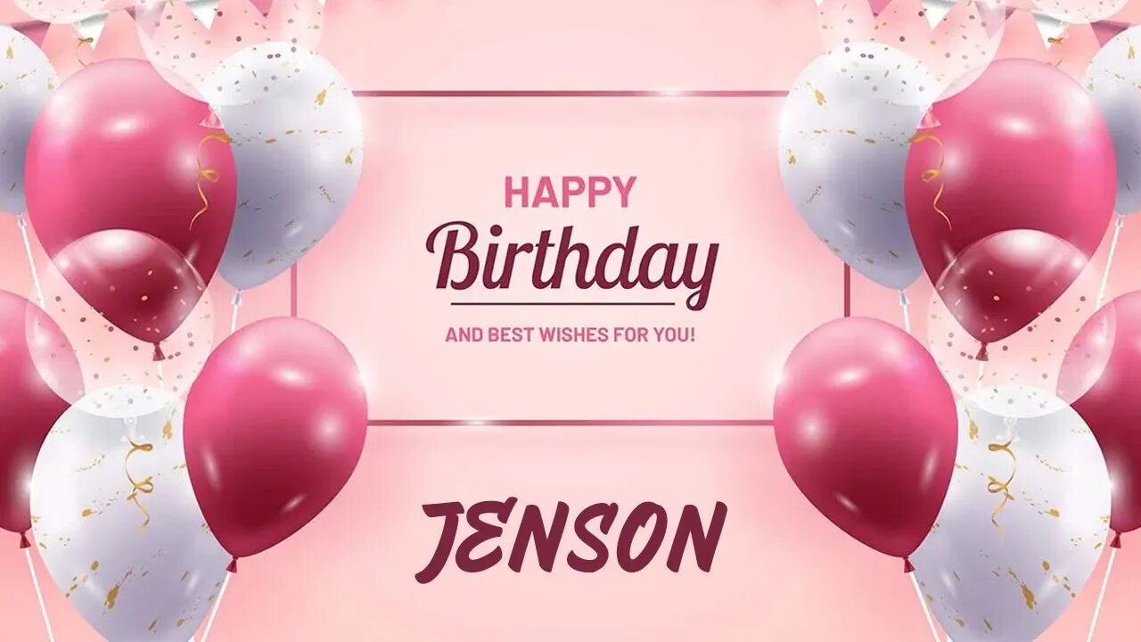 Happy Birthday to Jenson - Birthday Wish From Birthday Bash