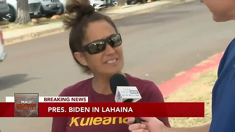 Maui Resident Says Parts Of Biden's Speech "Didn't Sit Very Well": "No 'Better,' There's No 'New'"