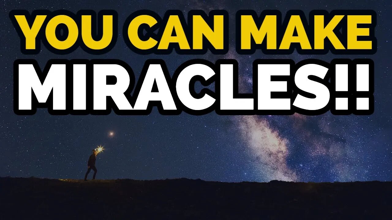 Become A Miracle Worker!!! || How To Unlock Miracles In Your Life