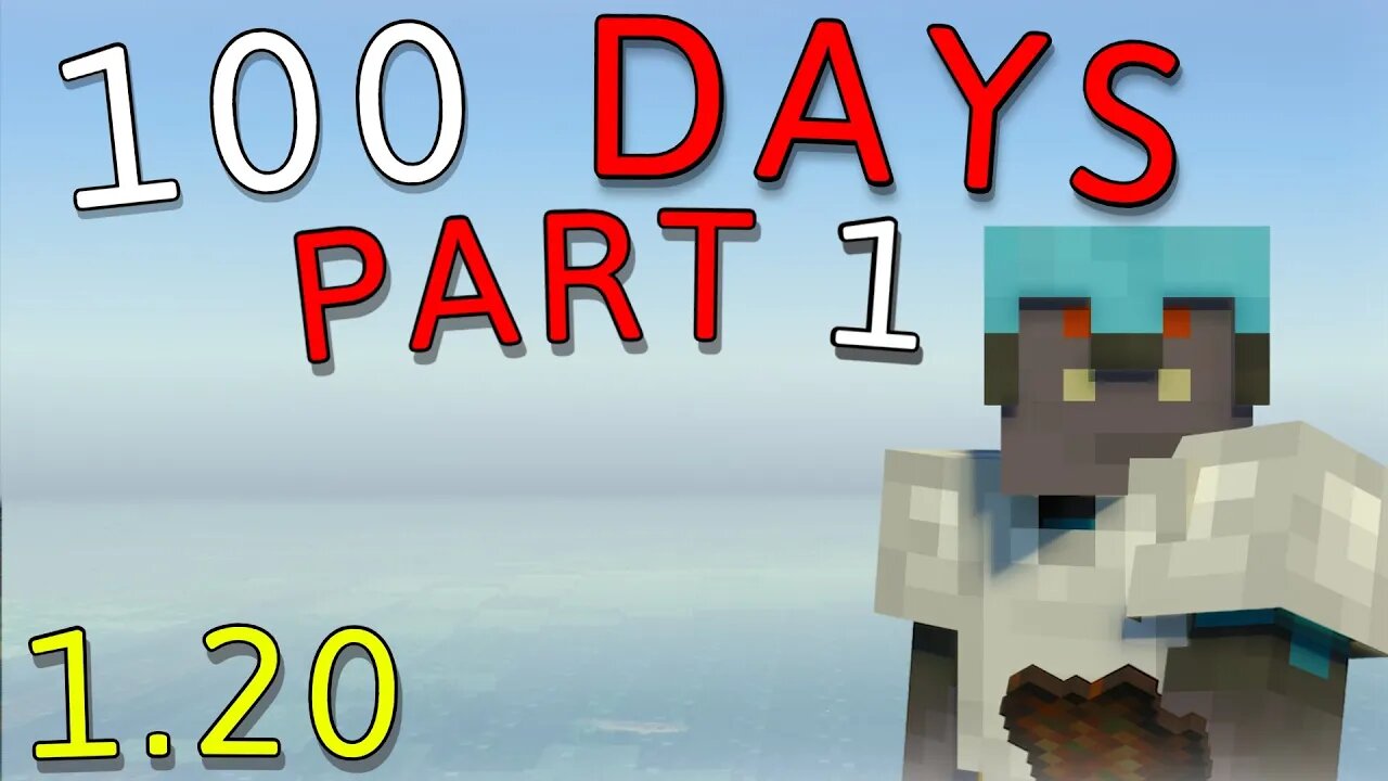 100 Days in Minecraft Hardcore - Ep. 1: A GREAT START! 😱🤯 (Minecraft 1.20)