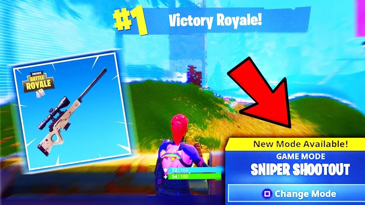 🔴LIVE *NEW* "SNIPER SHOOTOUT" GAMEMODE LIVE in Fortnite Battle Royale