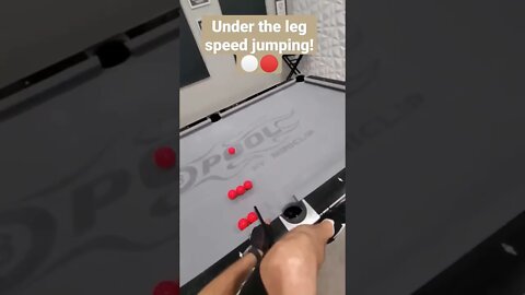 POV SPEED JUMP under the leg!! ⚪🔴🎱 #shorts #8ballpool