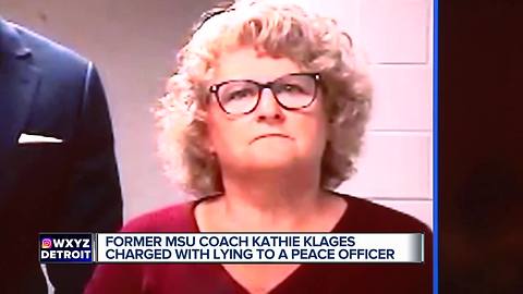 Former MSU Coach Kathie Klages charged with lying to a peace officer