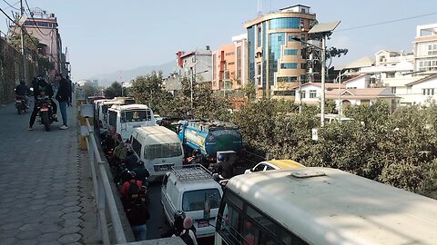 traffic Jam in nepal🇳🇵