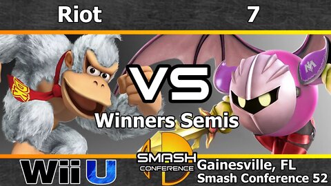 Riot (Donkey Kong) vs. 7 (Link & Meta Knight) - Winners Semis - SC52
