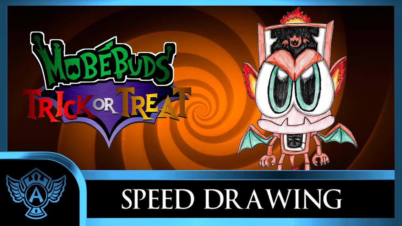 Speed Drawing: MobéBuds Trick or Treat - Zardgoile | A.T. Andrei Thomas 2023