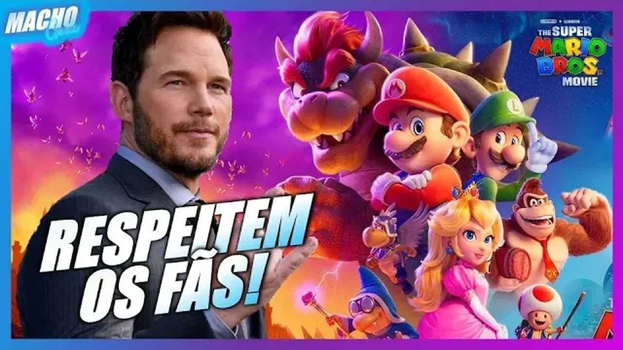 SUPER MARIO BROS O FILME: CHRIS PRATT SAI EM DEFESA DOS FÃS!