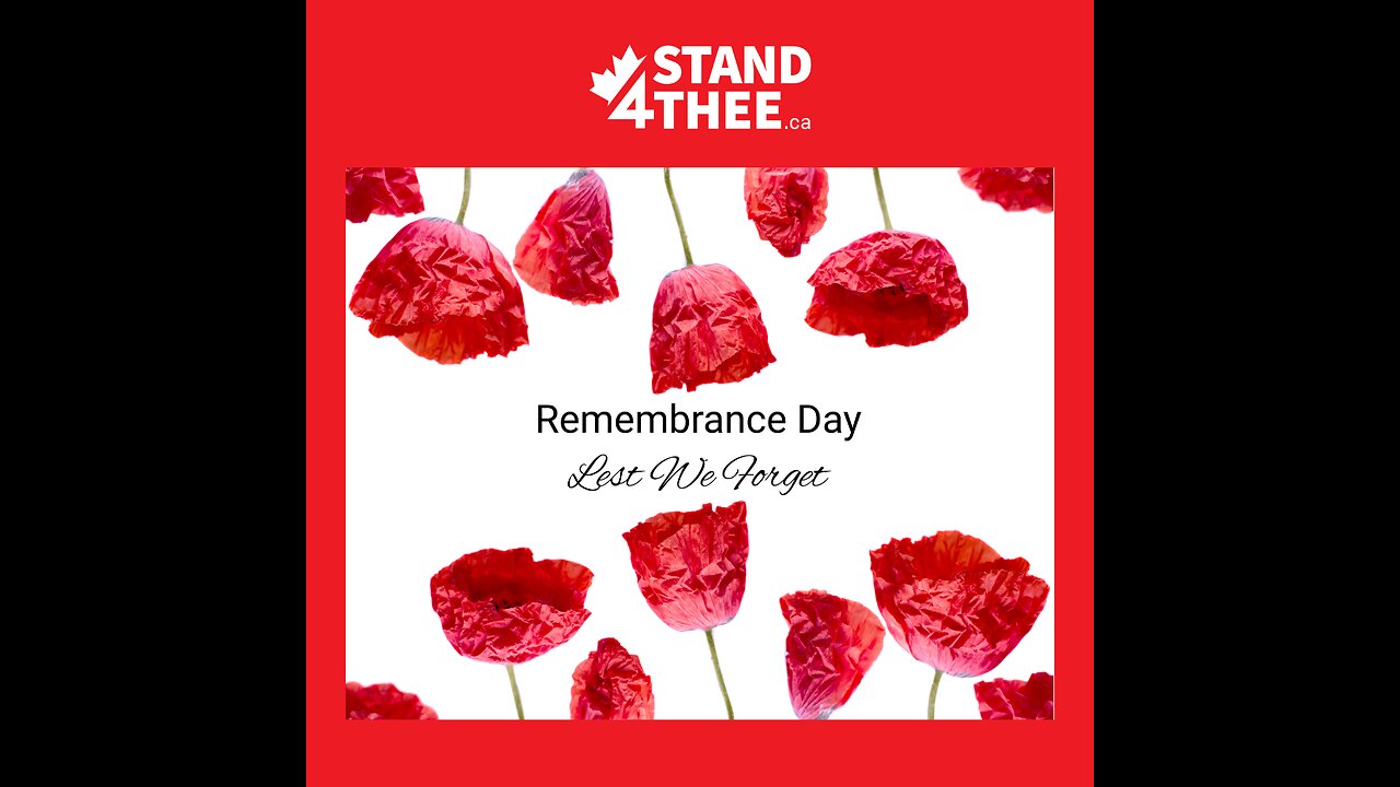 Lest We Forget this Remembrance Day
