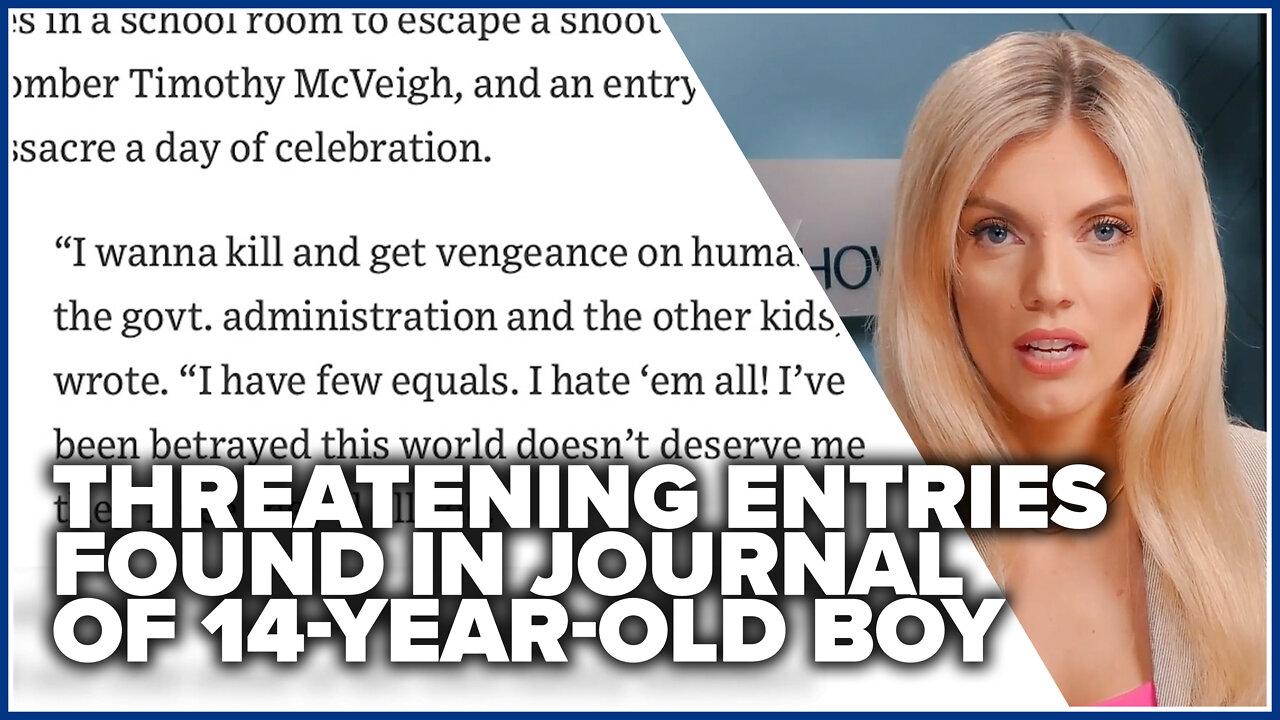 Threatening entries found in journal of 14-year-old boy