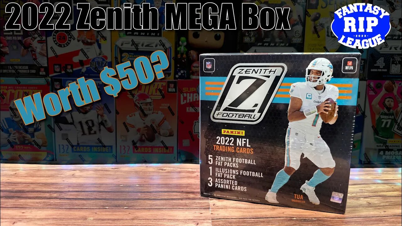 2022 Zenith Football MEGA Box | Interesting Mix Up Product, BUT is it Worth $50?