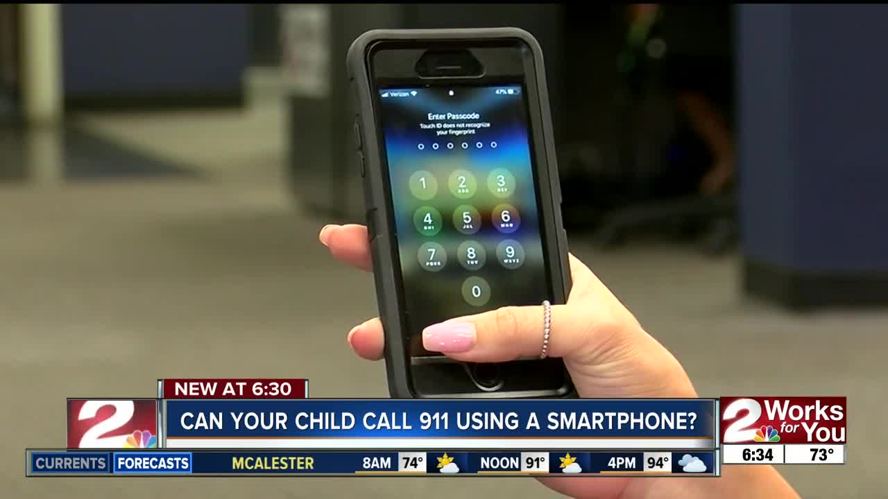 Can your child call 911 on a smartphone?