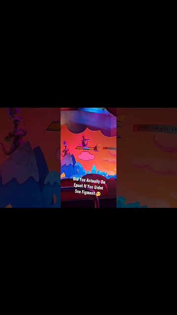 Figment at Disney's Epcot A Must Do.