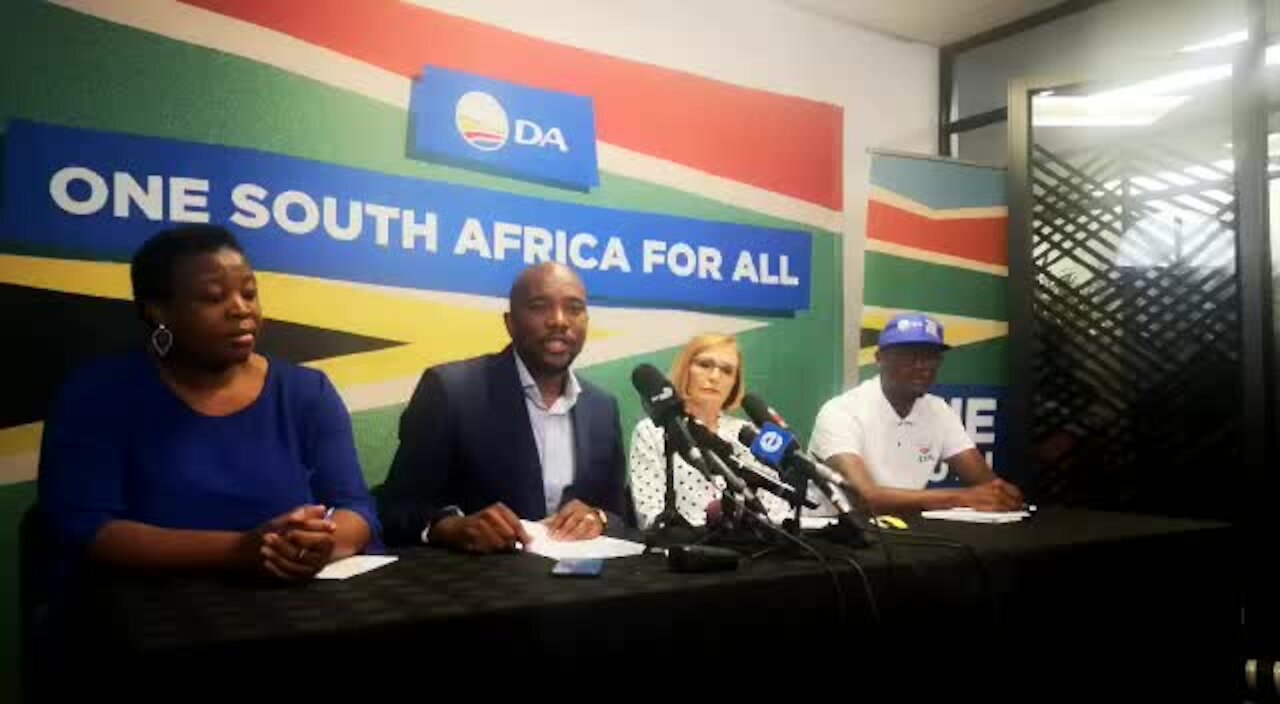 South Africa - Johannesburg - DA new federal council chair person (video) (3QQ)