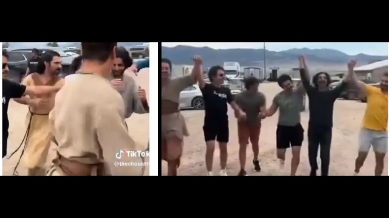 Hilarious The Chosen behind the scene with Luke Dimyan, Paras Patel &the gang Judas Musical Part 2