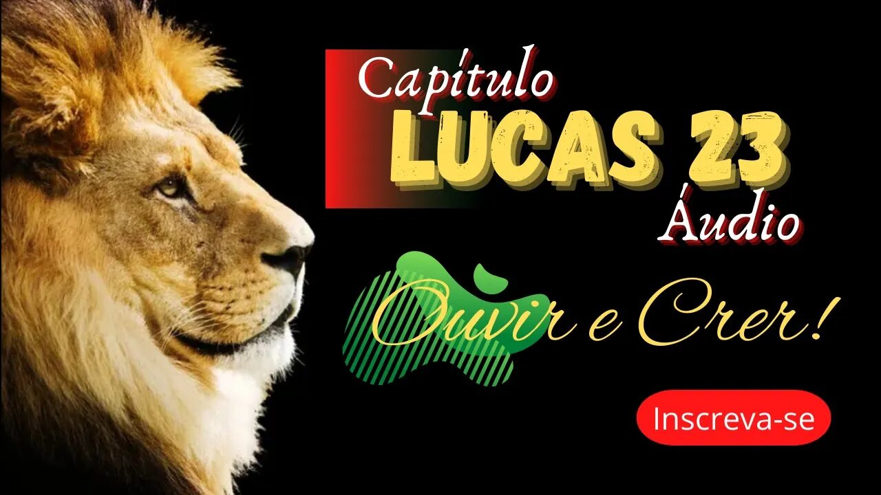 Livro de Lucas Capítulo 23 (Bíblia sagrada). @ouvirecrer61