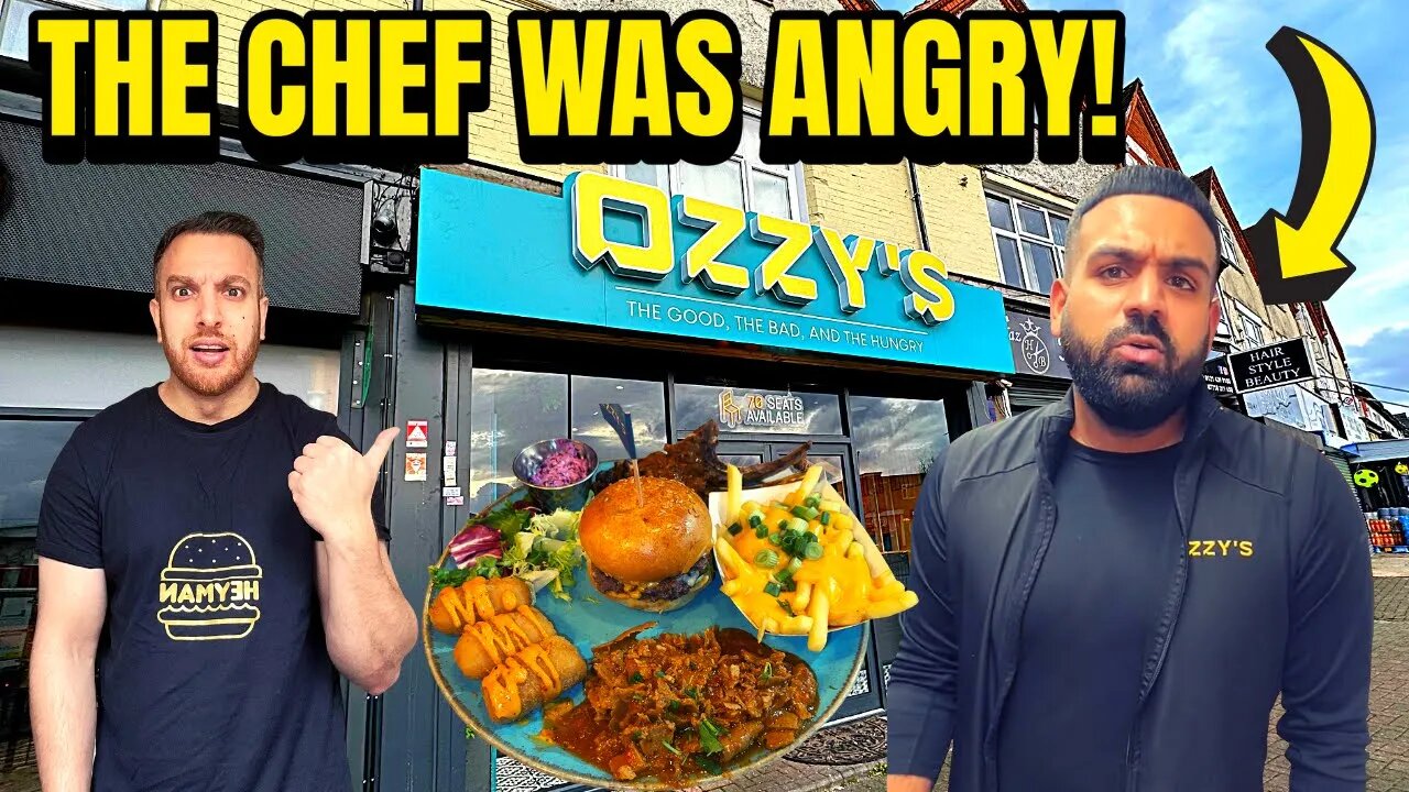 Eating At ANGRIEST CHEF in The Worlds Restaurant (And I REVIEWED THE FOOD!)