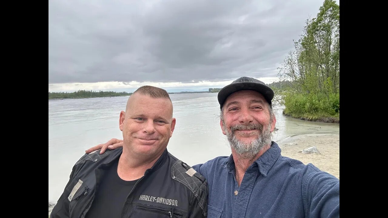 Come meet my Friend from Florida. He is up here in Alaska for the first time helping me out.