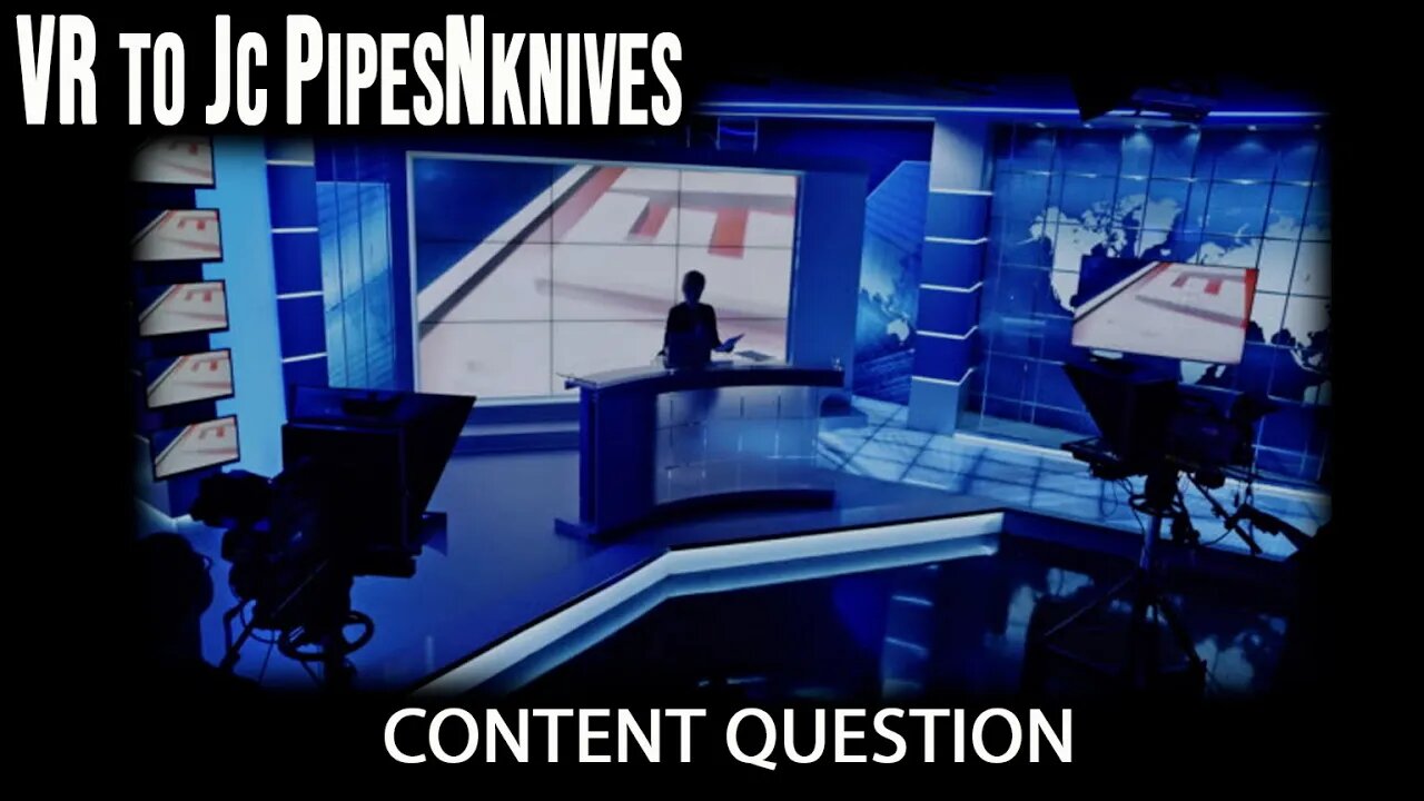 VR to @JcPipesNknives **Serious Topic Warning**