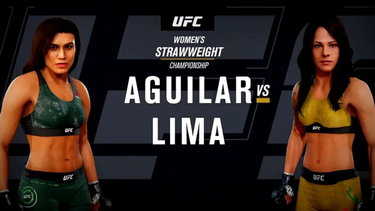 EA Sports UFC 3 Gameplay Juliana Lima vs Jessica Aguilar