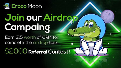 🚀 AIRDROP CrocoMoon 💸 Concorra e compartilhe o prêmio de $ 2.000