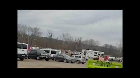 Early Morning Sunrise Drive Thru of new organized layout ...At The PEOPLES convoy...meet the people