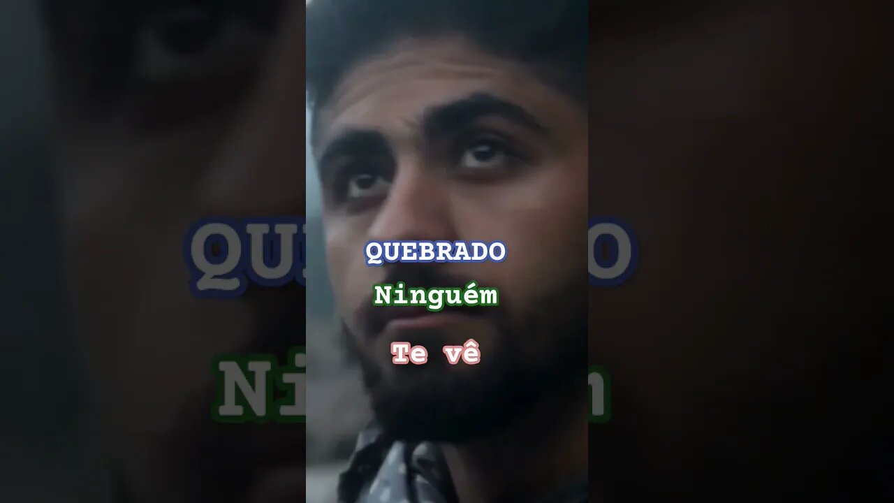 Quebrado ninguém te vê. #short #motivation #videomotivacional #ninguém #shorts