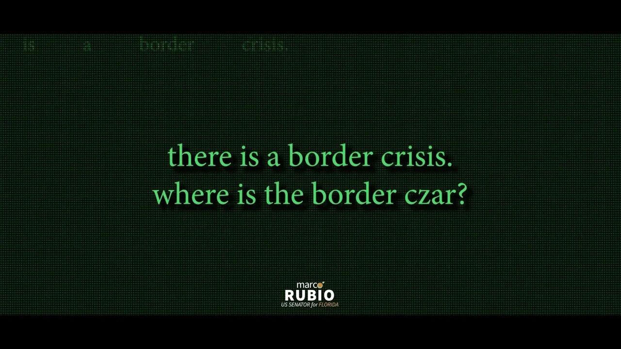 There is a Border Crisis. Where is the 'Border Czar'?