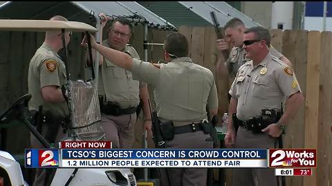 TCSO's Biggest concern is crowd control