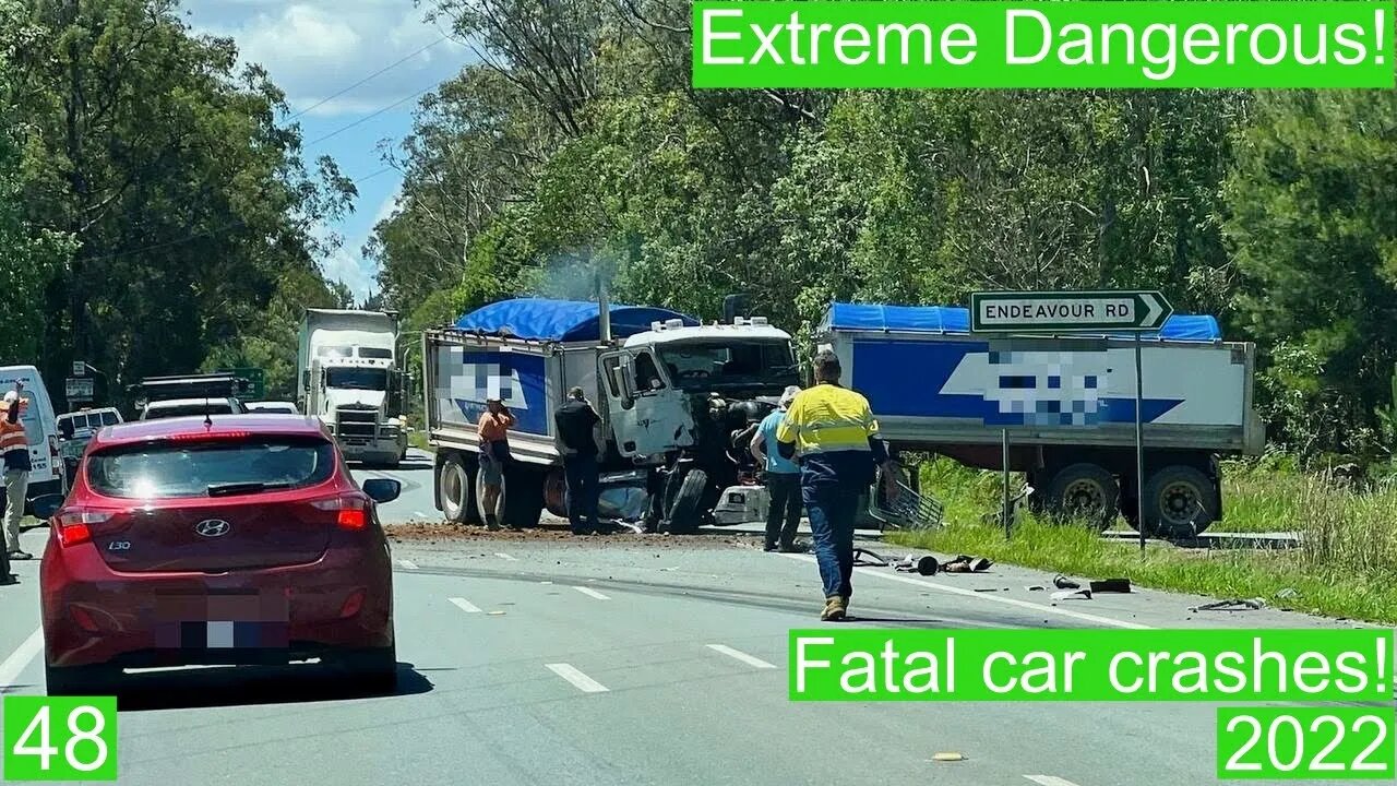 Extreme Dangerous! Fatal car crashes 48- 2022