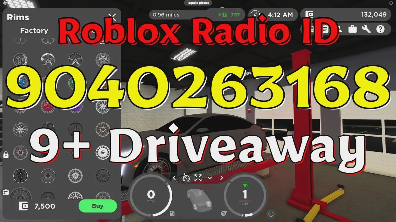 Driveaway Roblox Radio Codes/IDs