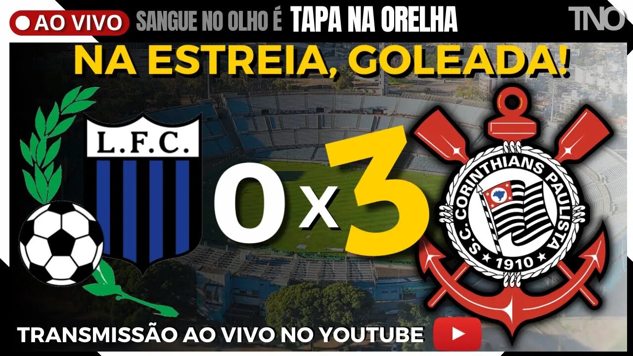 LIVERPOOL 0 X 3 CORINTHIANS | 1ª RODADA | LIBERTADORES 2023 | GOLEADA E PERDA DE RENATO AUGUSTO