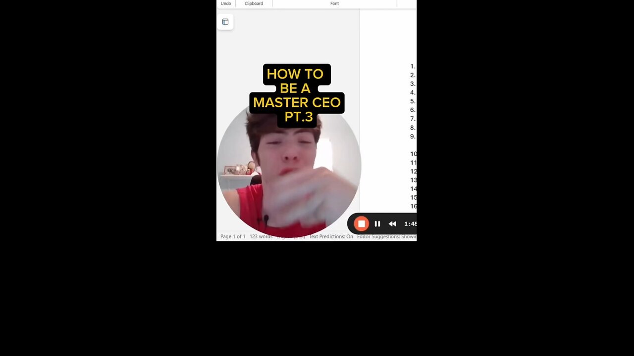 HOW TO BE A MASTER CEO PT.3