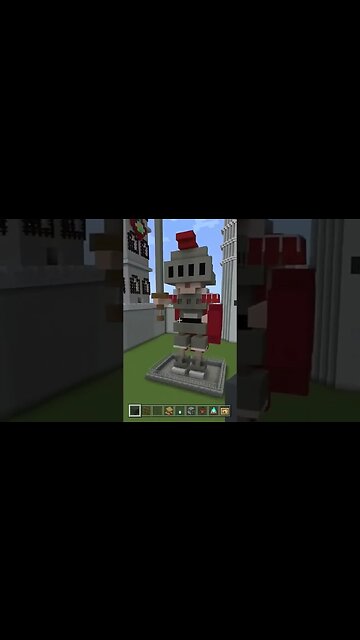 MINECRAFT: construi o guardião do castelo #shorts