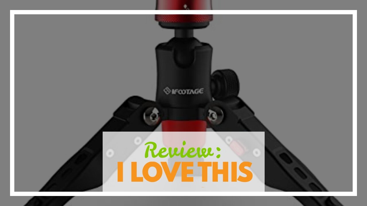 Review: IFOOTAGE Table Top Tripod, Professional Mini Tripod with 38 and 14 inches Quick Relea...