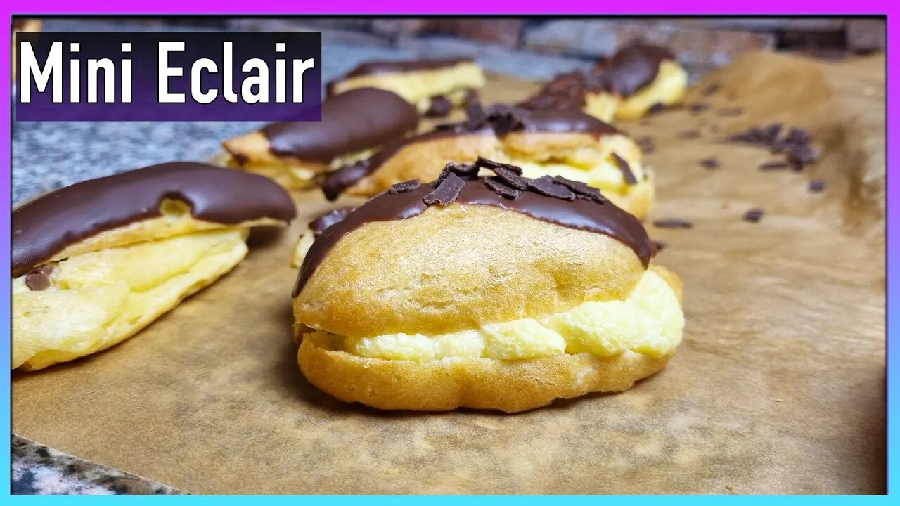 Überraschend einfaches Mini-Eclair-Rezept: So schnell machst du sie in nur 20 Minuten !