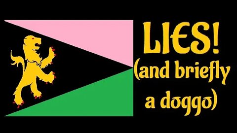 Lies Divide Us... and there's a dog- briefly.