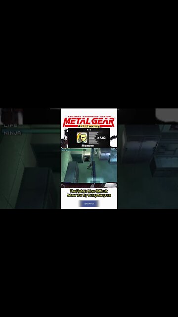 Kaos Nova Presents : Metal Gear Solid Game Tips (3) Gray Fox Boss Fight #kaosnova #metalgearsolid