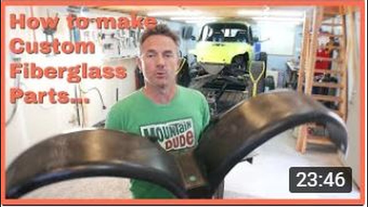 How to make custom fiberglass parts start to finish